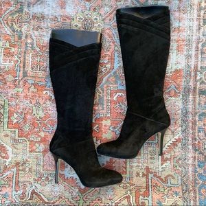 Via Spiga Josie Black Suede Boot